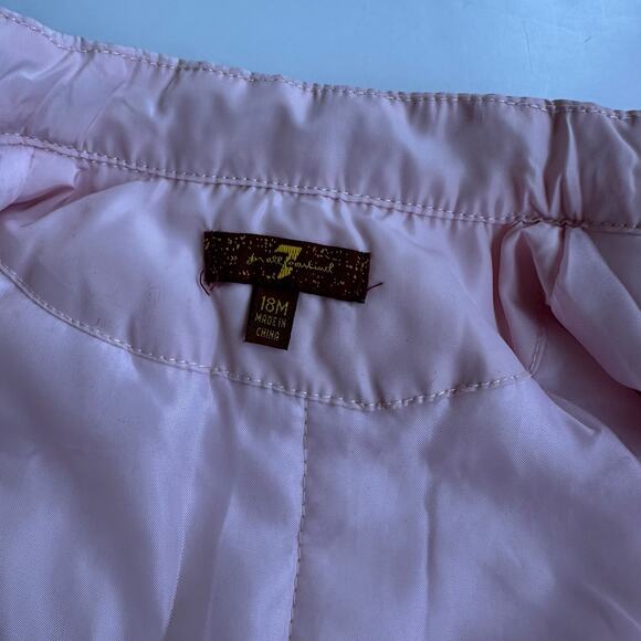 Seven for all Mankind Pink Puffy Vest - Girls 18 Months - Picture 4 of 4